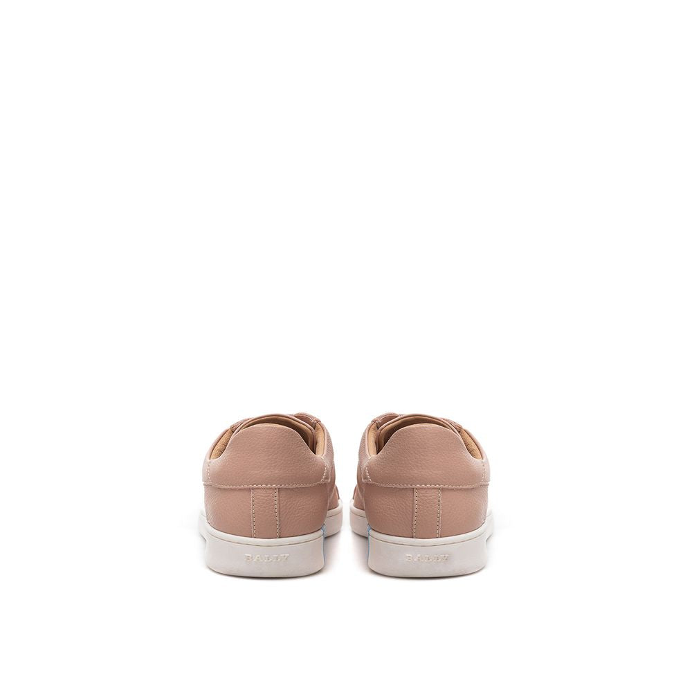 Elegante rosa Leder-Sneakers