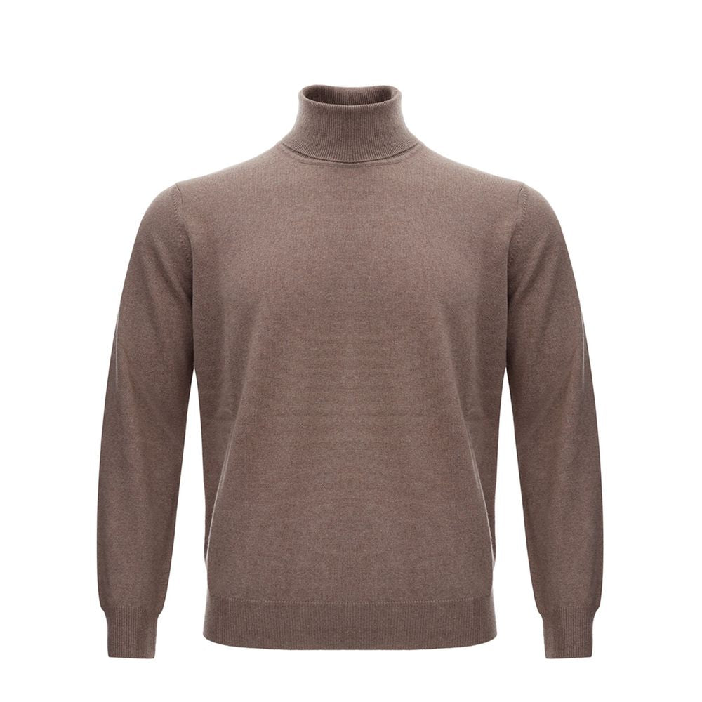 brauner Wollpullover