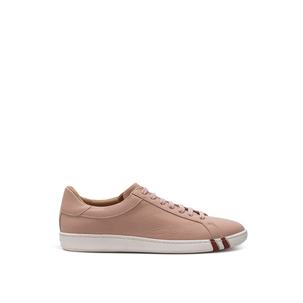 Rosa Ledersneaker