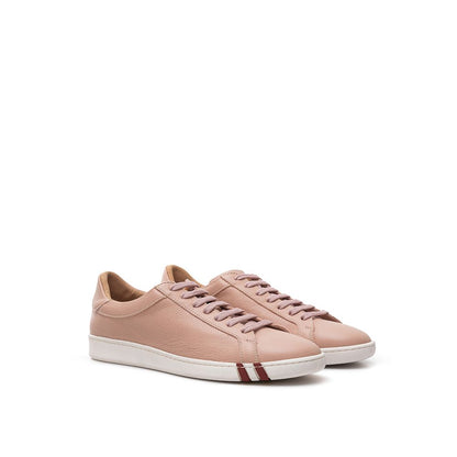 Rosa Ledersneaker