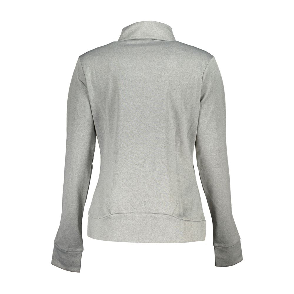 Grauer Polyesterpullover