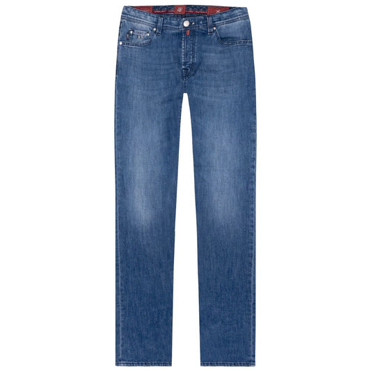 Blue Cotton Men's Jeans