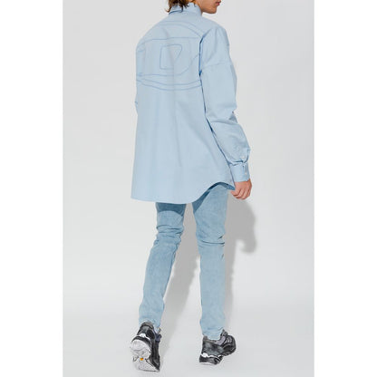 Hellblaue Jeans und Hose aus Baumwolle