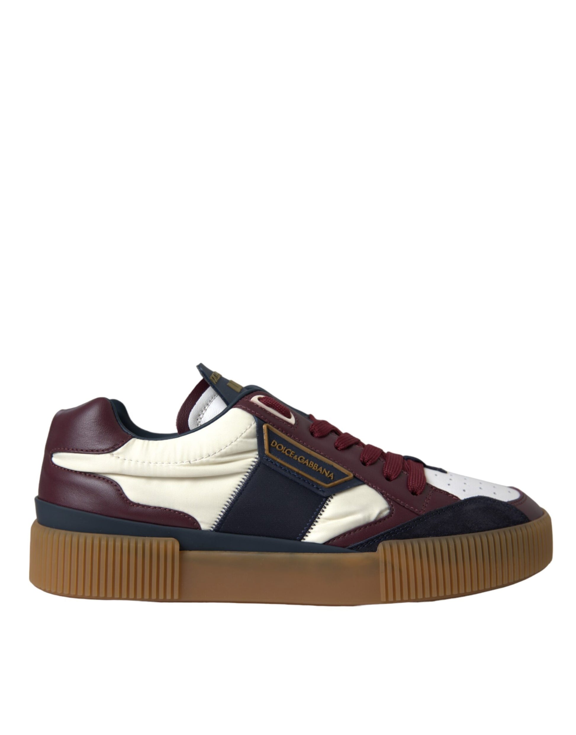 Multicolor Miami Leather Low Top Sneakers Shoes