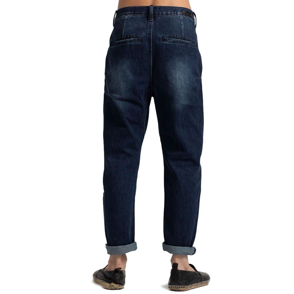 Blue Cotton Men Jeans