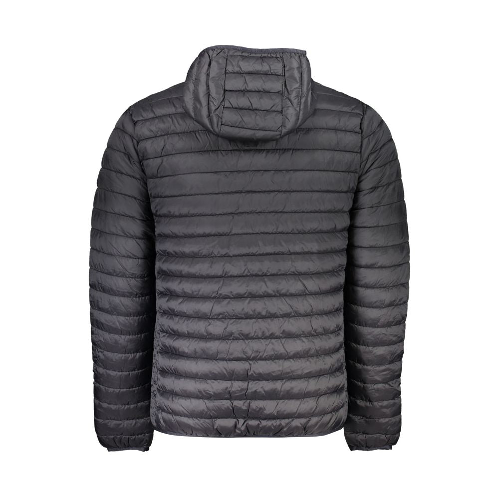 Black Polyamide Men Jacket