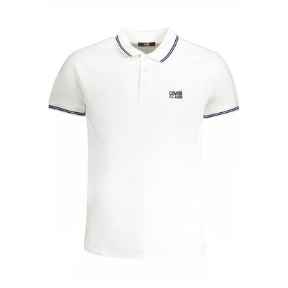 White Cotton Polo Shirt