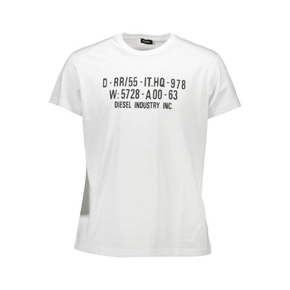 Weißes Baumwoll-T-Shirt für Herren