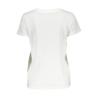 Weißes Baumwoll-T-Shirt für Damen