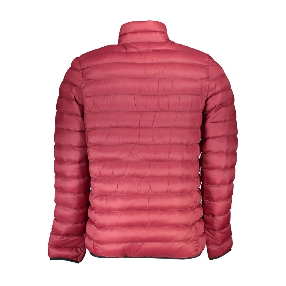 Schicke rosa Herrenjacke aus Nylon-Polyester-Mischgewebe