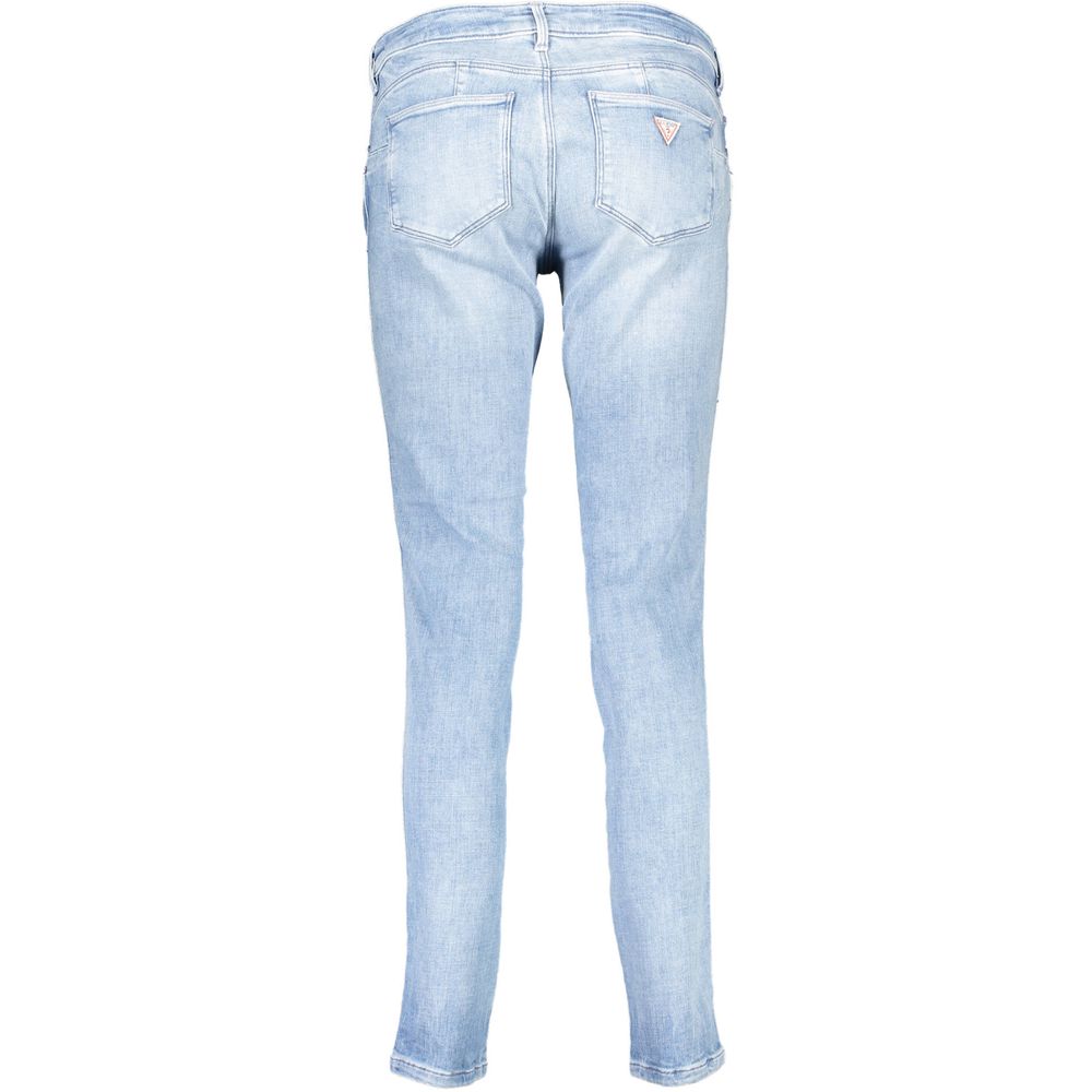 Hellblaue Damenjeans aus Baumwolle