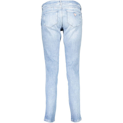 Hellblaue Damenjeans aus Baumwolle