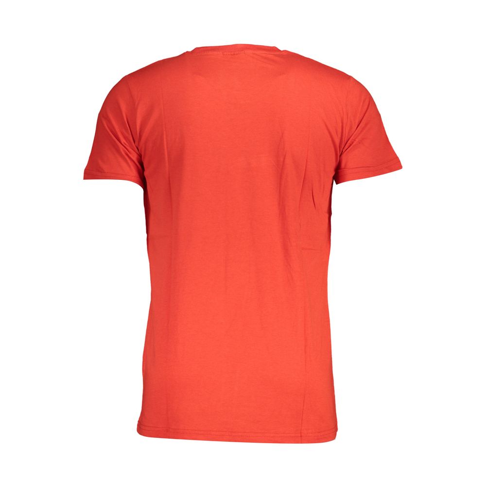 Rotes Baumwoll-T-Shirt