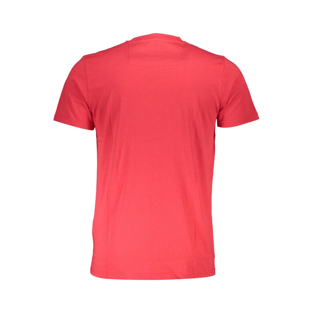 Rotes Baumwoll-T-Shirt