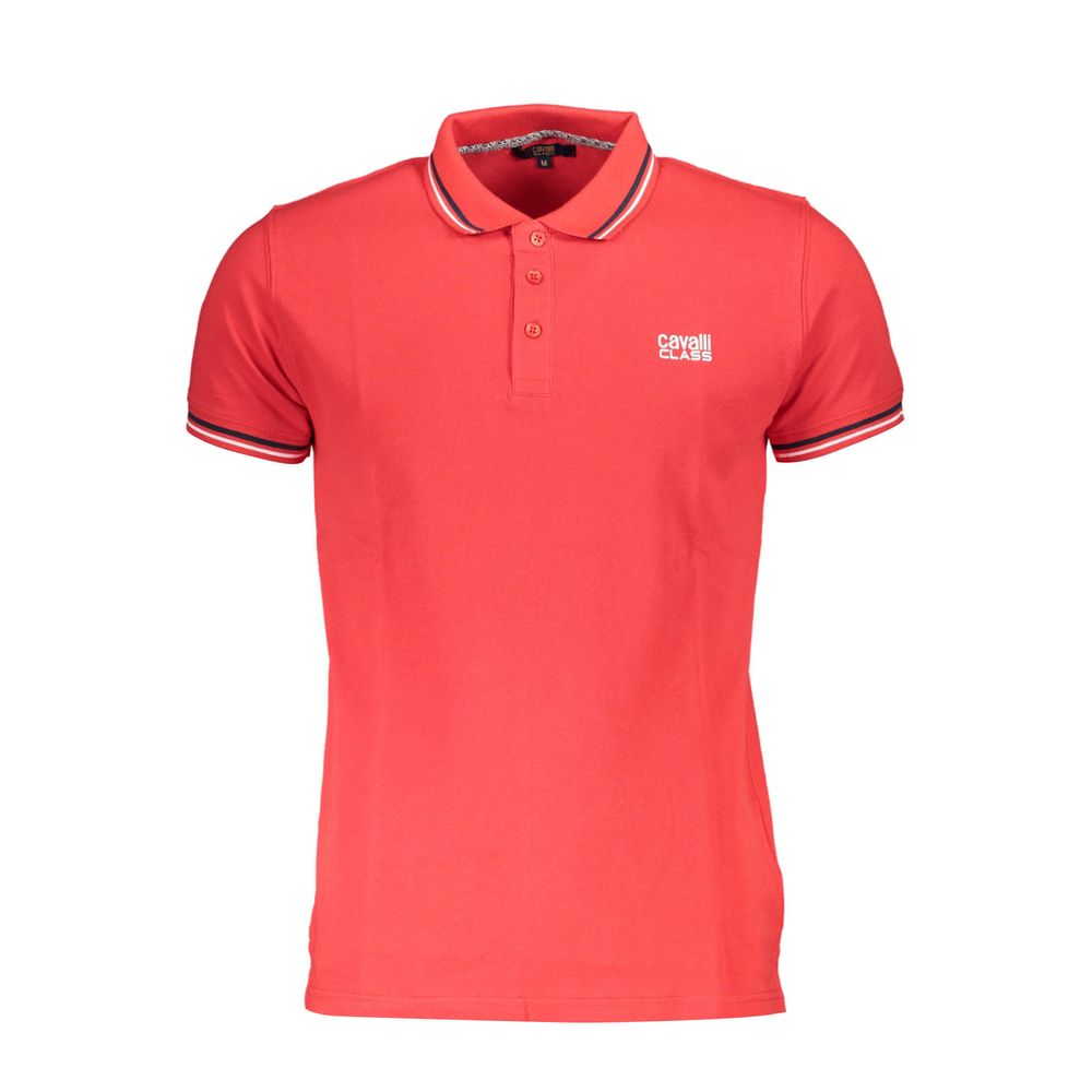 Rotes Poloshirt aus Baumwolle