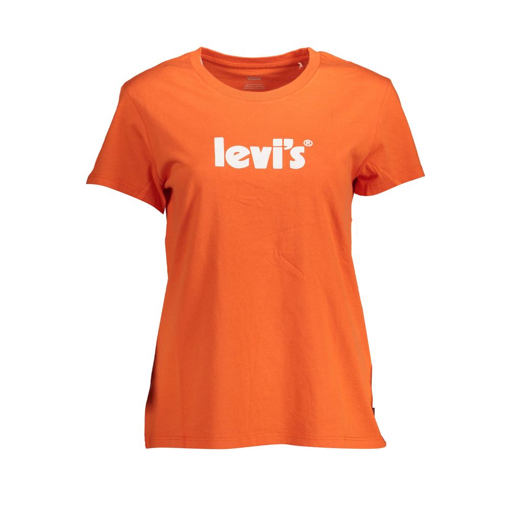 Oranges Baumwoll-T-Shirt für Damen