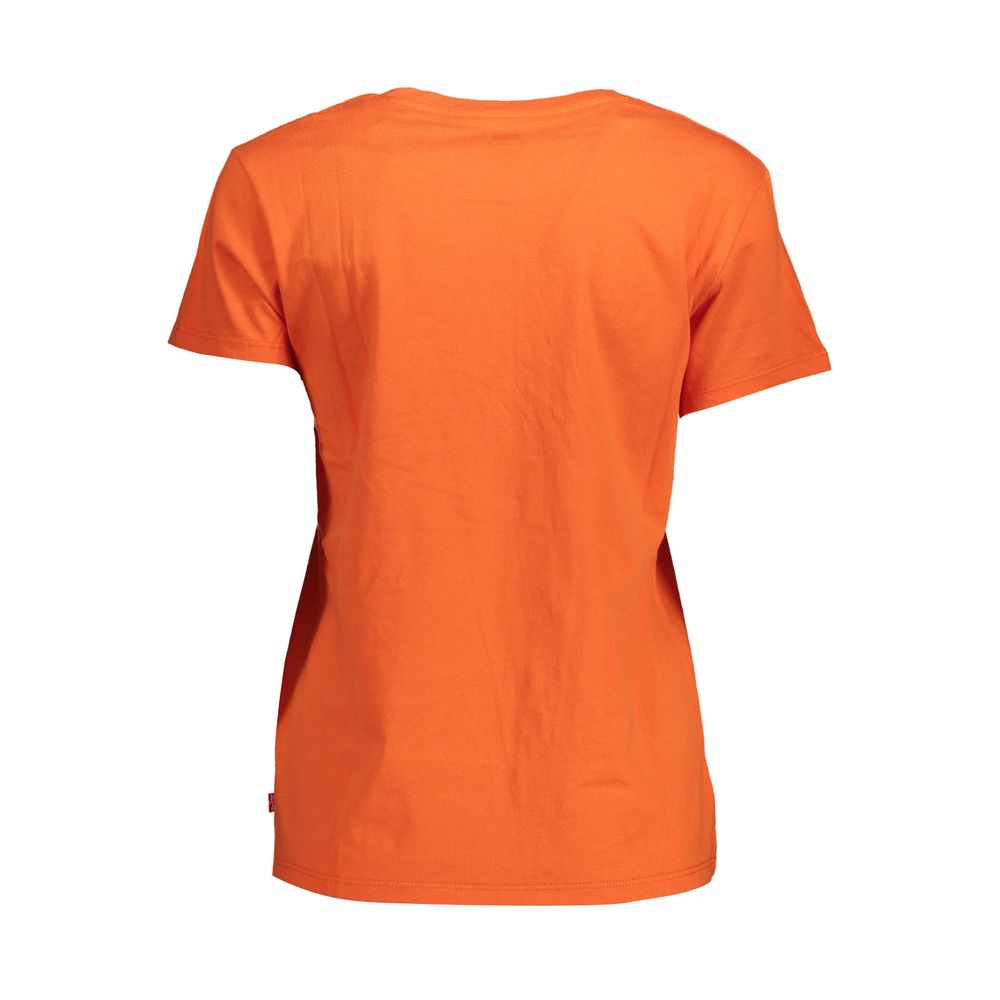 Oranges Baumwoll-T-Shirt für Damen