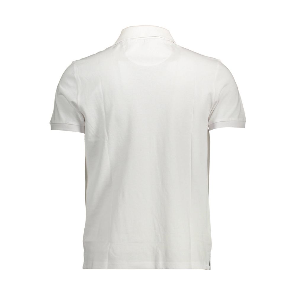 Weißes Poloshirt aus Baumwolle für Herren