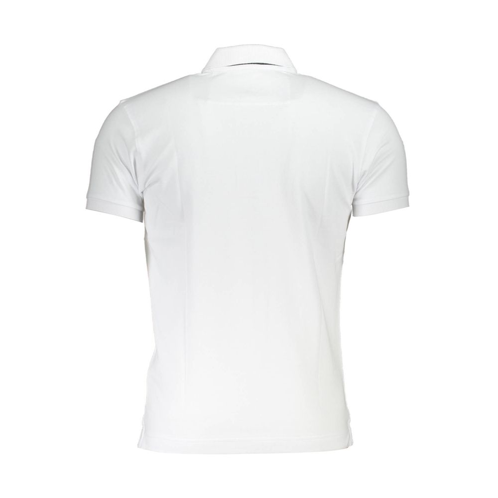 Weißes Poloshirt aus Baumwolle für Herren