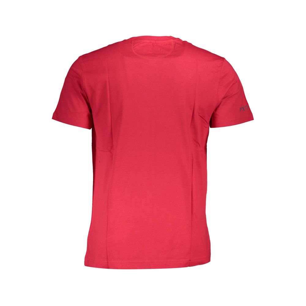 Rotes Baumwoll-T-Shirt für Herren