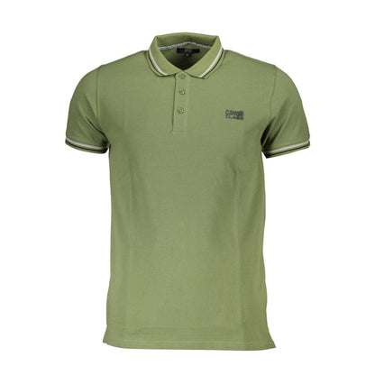 Grünes Poloshirt aus Baumwolle