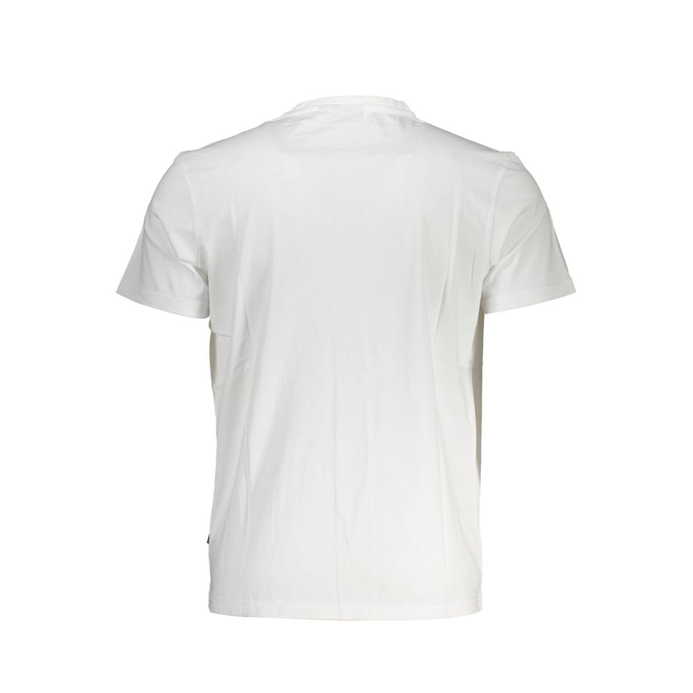 White Cotton Men T-Shirt