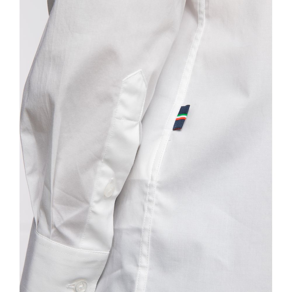 White Cotton Men's Shirt