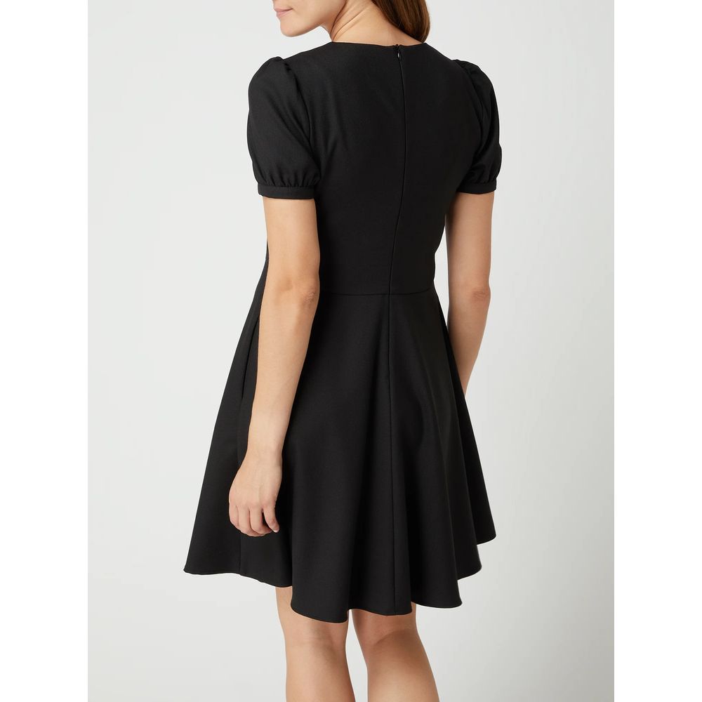 Black Polyester Women Dress