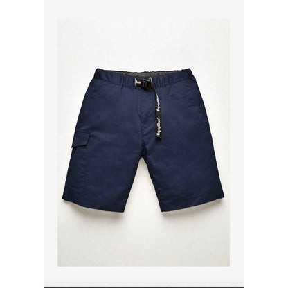 Elegante blaue Shorts aus Baumwollmischung