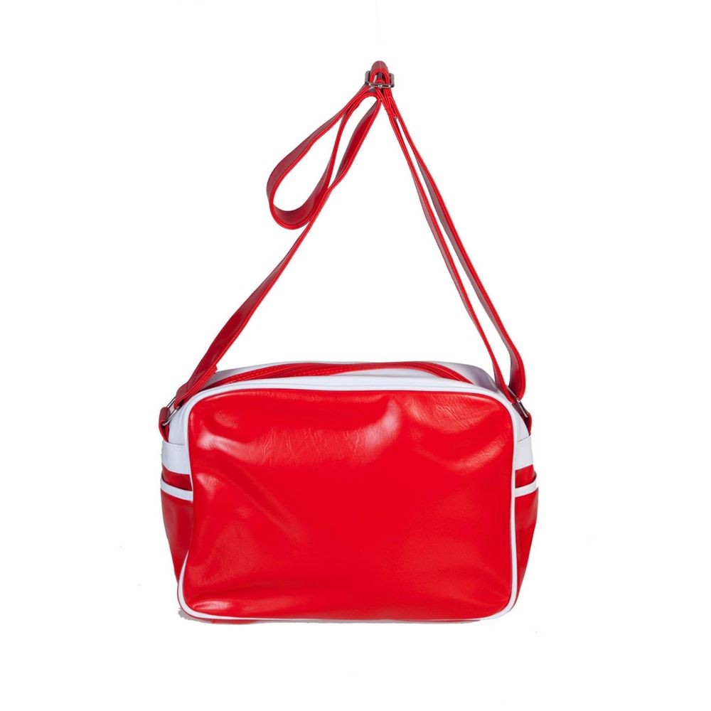 Rote Stoffhandtasche