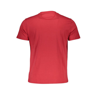 Rotes Baumwoll-T-Shirt für Herren