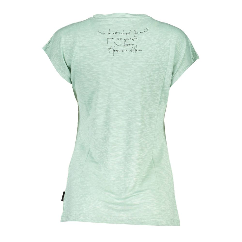 Green Viscose Tops & T-Shirt