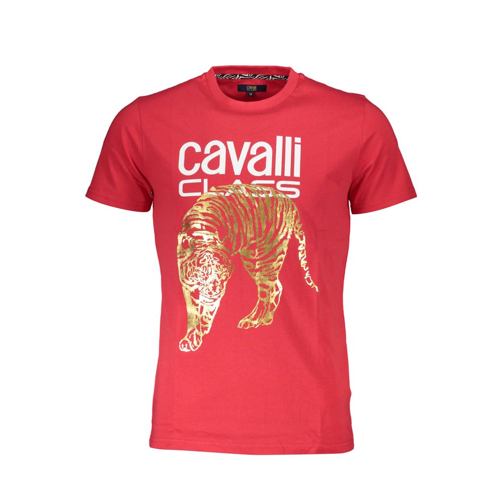 Rotes Baumwoll-T-Shirt