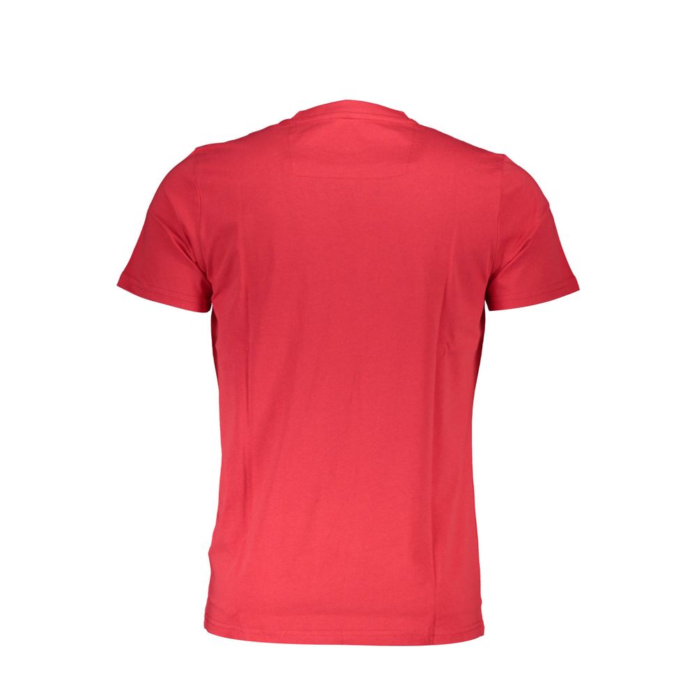 Rotes Baumwoll-T-Shirt