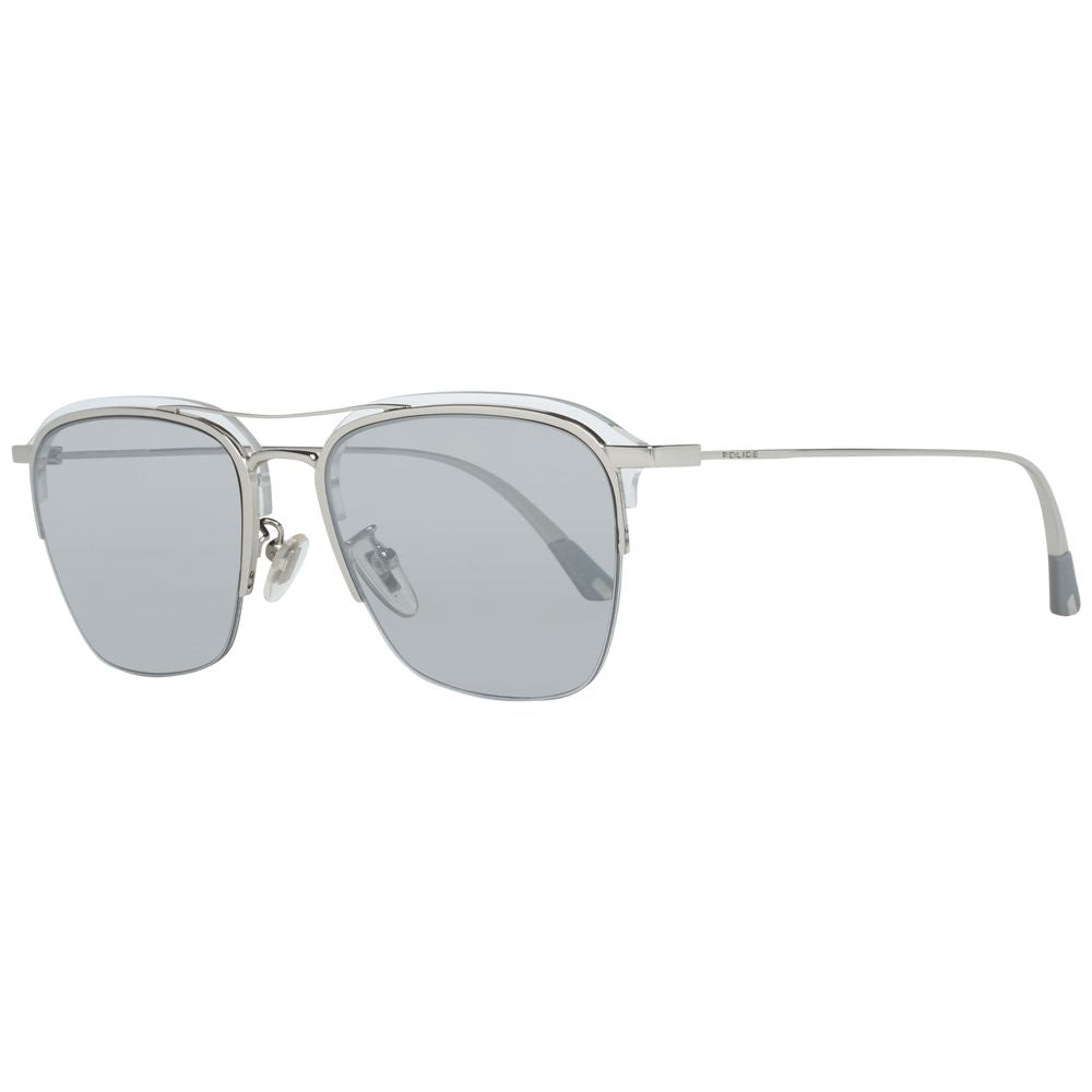 Silberne Sonnenbrille für Herren