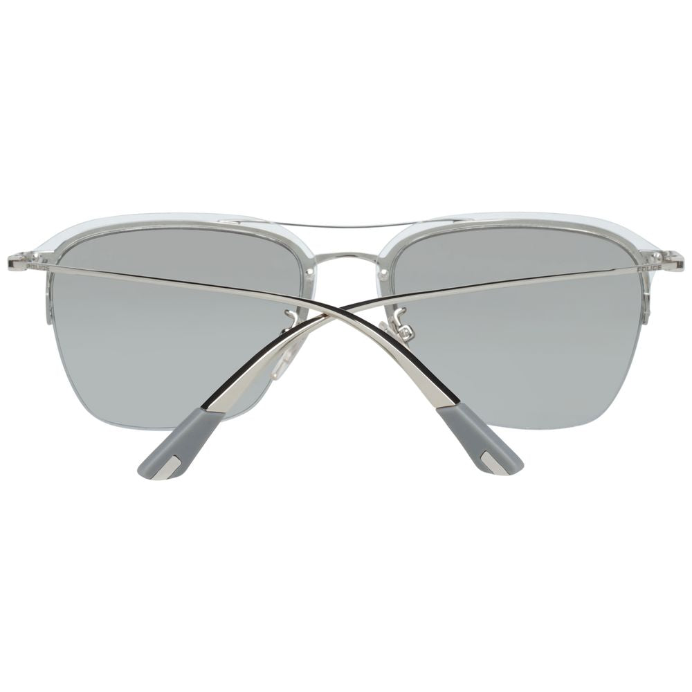 Silberne Sonnenbrille für Herren