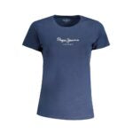 Blue Cotton Tops & T-Shirt