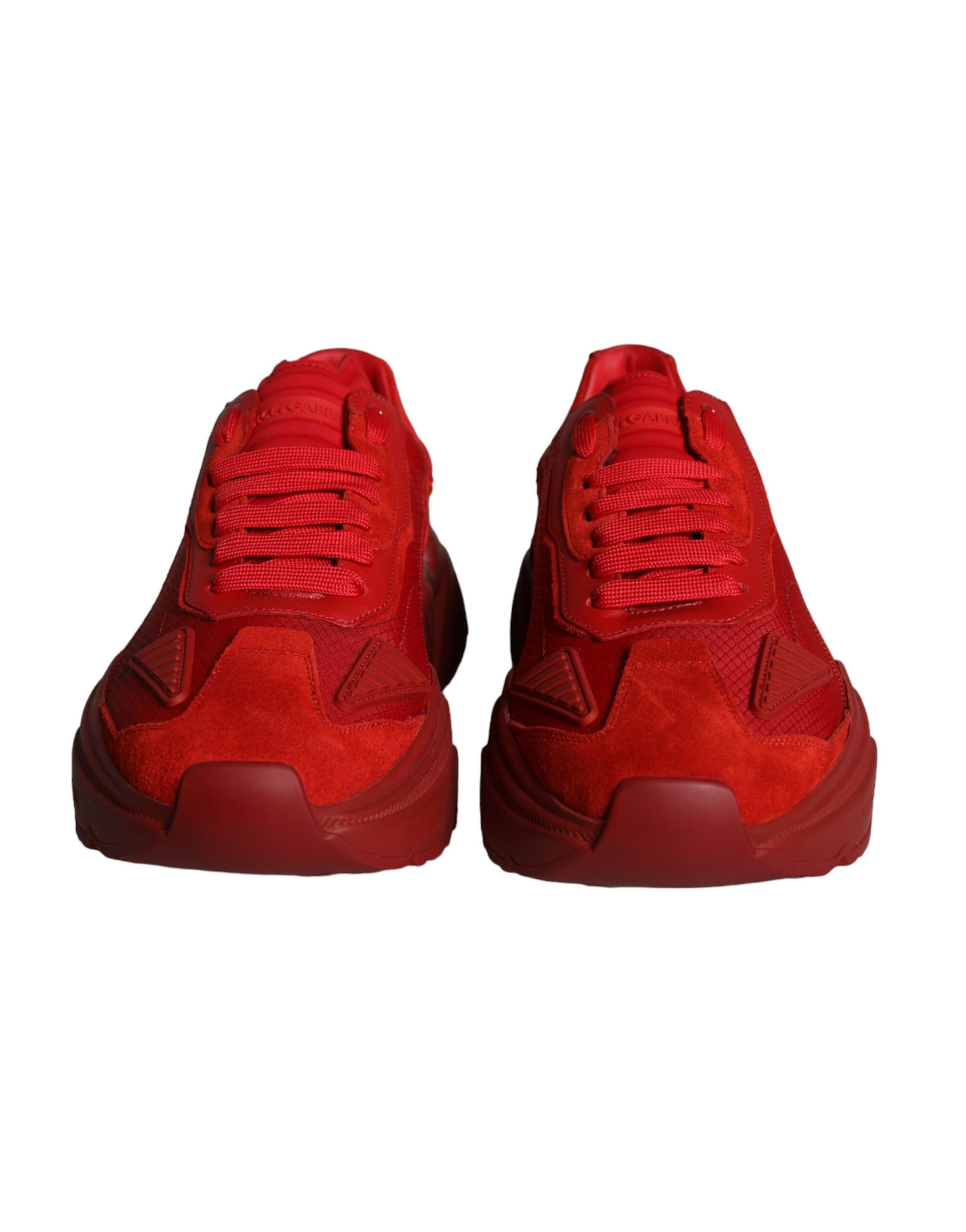 Rote Daymaster Low Top Sneakers aus Leder