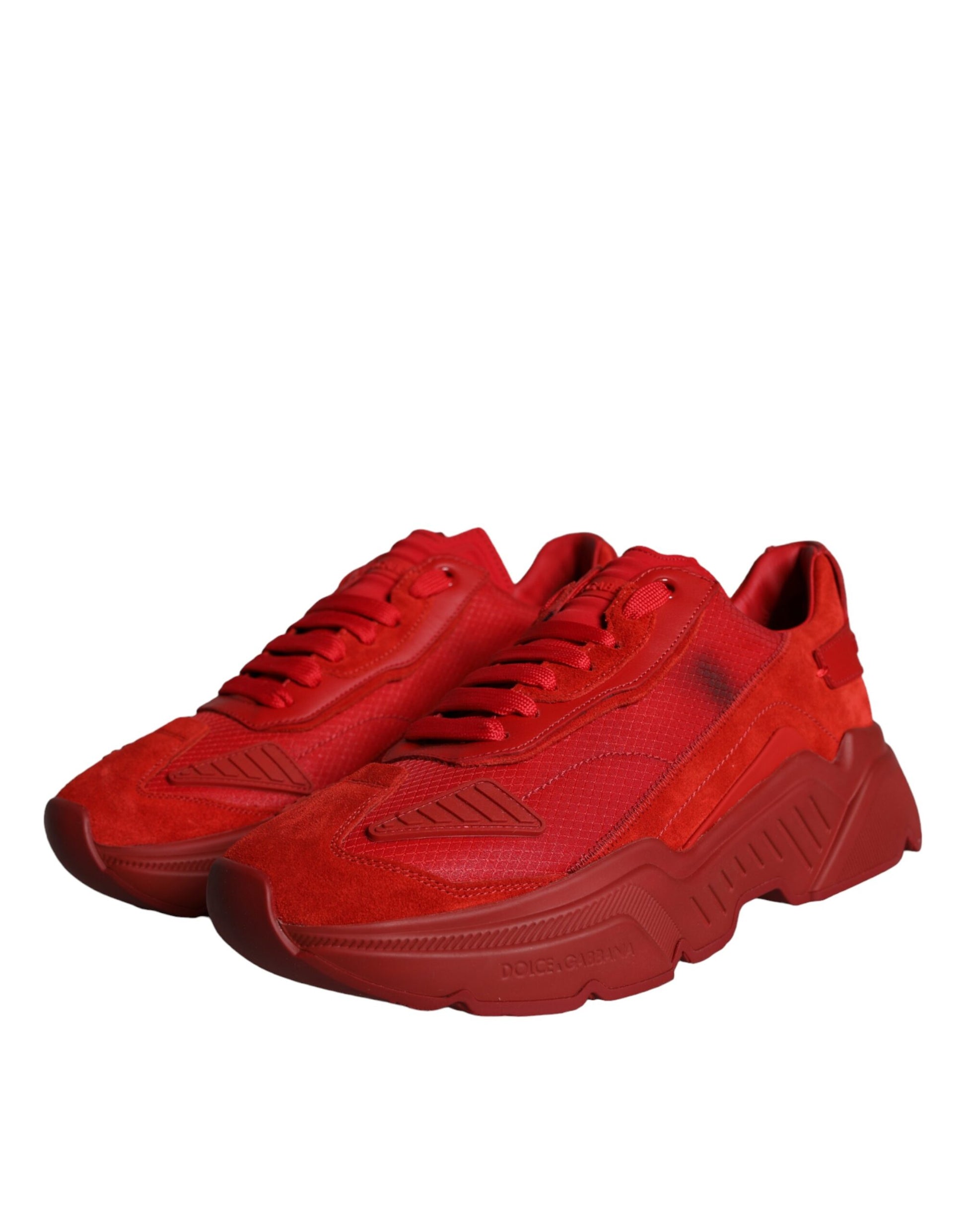 Rote Daymaster Low Top Sneakers aus Leder