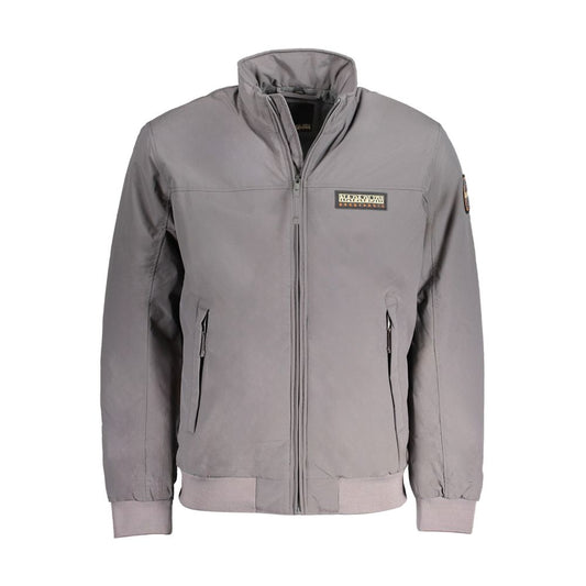 Gray Polyamide Jacket