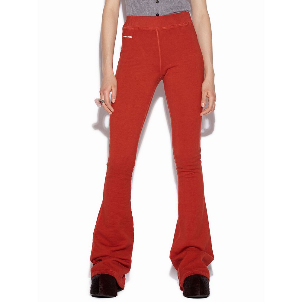 Rote Jeans und Hose aus Baumwolle