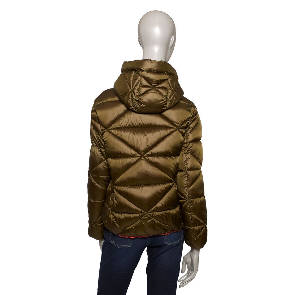 Green Polyester Women Jacket