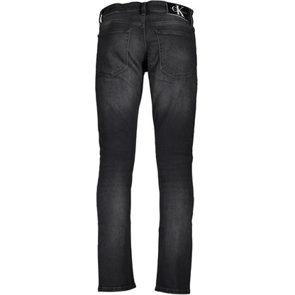 Black Cotton Jeans & Pant