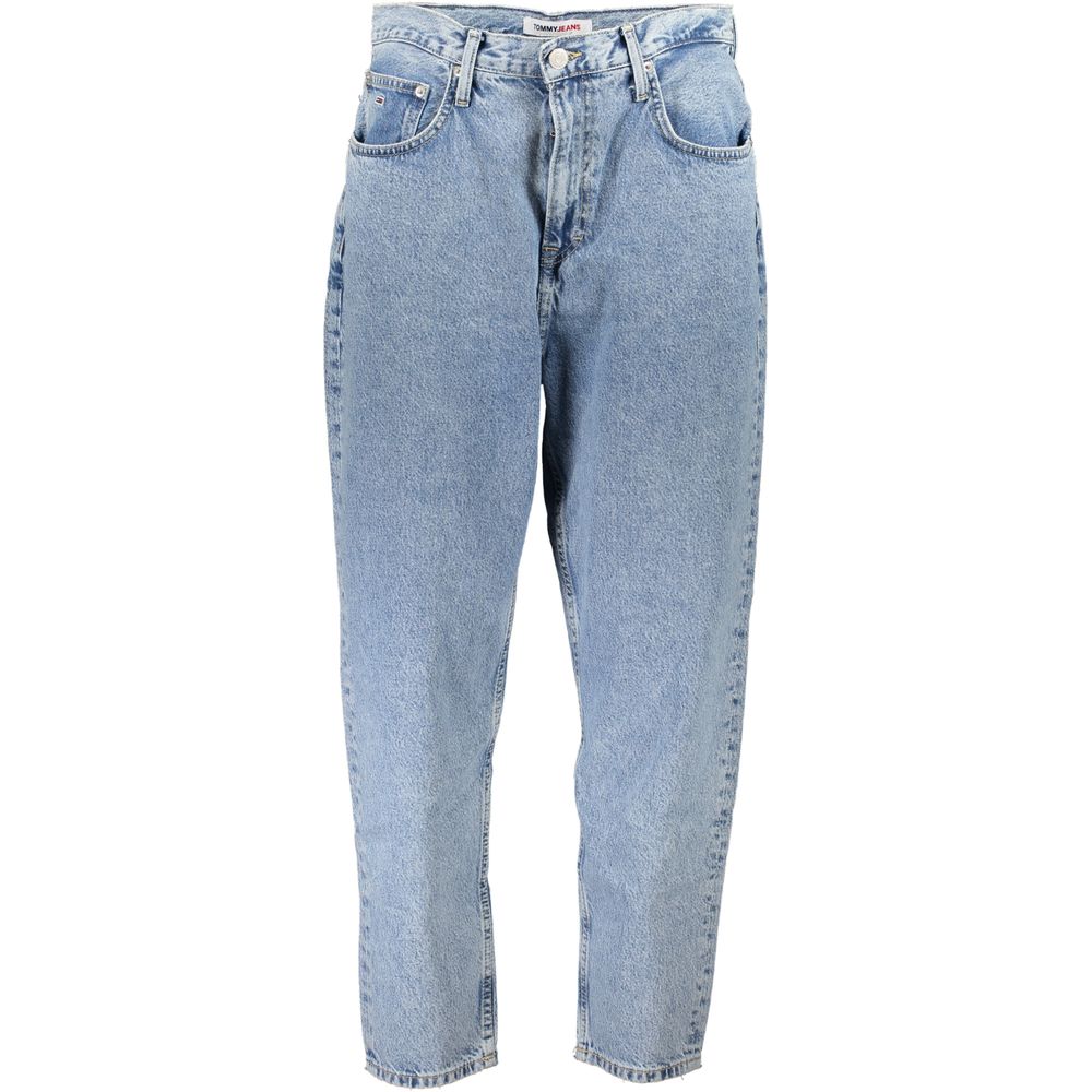 Light Blue Cotton Jeans & Pant