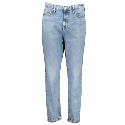 Light Blue Cotton Jeans & Pant