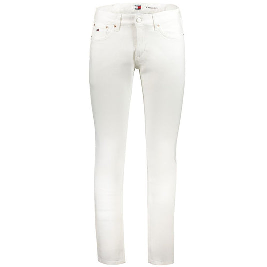 White Cotton Jeans & Pant