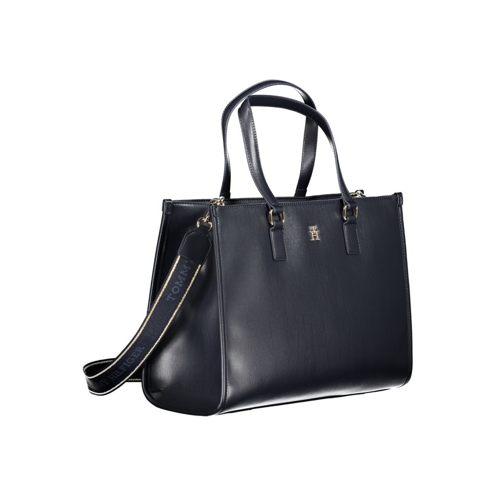 Blue Polyethylene Handbag