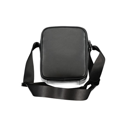 Black Polyethylene Shoulder Bag