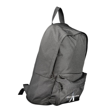 Black Polyester Backpack