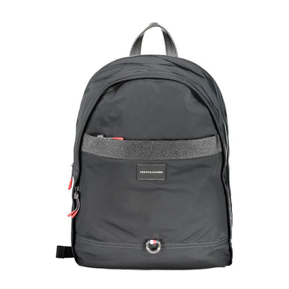 Black Polyester Backpack